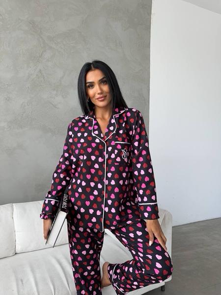 Пижама Trikotag (S-XL) T21 black (деми)