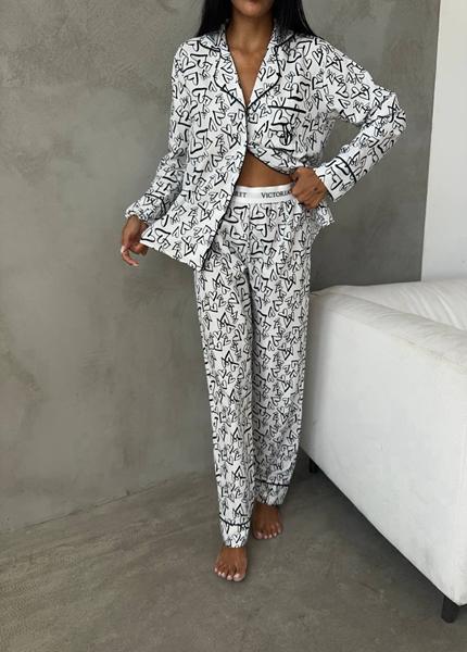 Пижама Trikotag (S-XL) T22 white (деми)