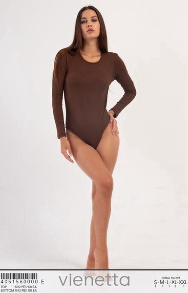 Боди Trikotag (S-2XL) T55 brown (зима)