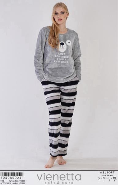 Пижама Trikotag (S-XL) T6 grey (зима)