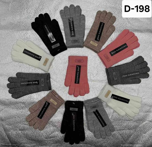 Перчатки Рукавичка (10-12) D198 mix (зима)