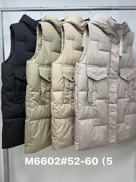 Жилетка Jacket (52-60) M6602 grey (деми)