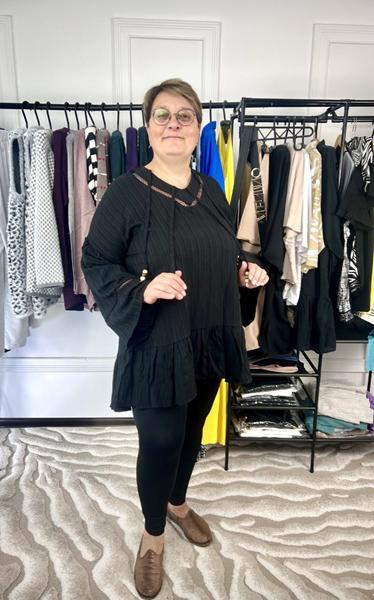 Блузка Global (52-62) GL101 black (деми)