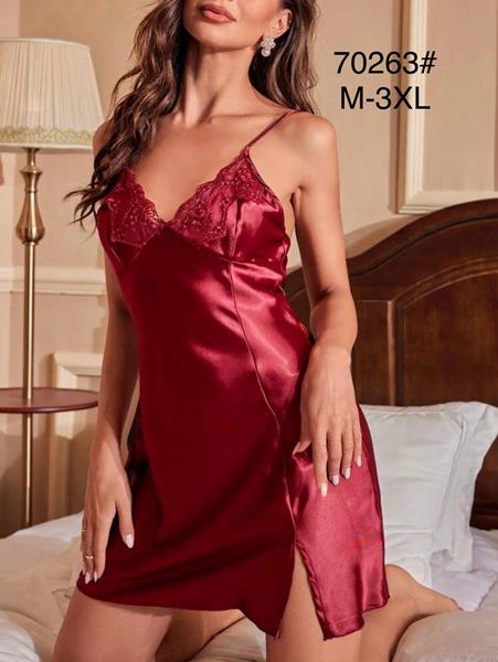 Ночнушка Estima (M-3XL) 70263 red (лето)