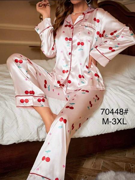 Пижама Estima (M-3XL) 70448 white (деми)