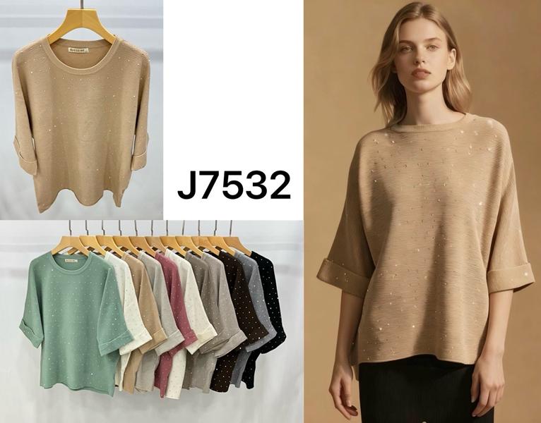 Свитер Estima (50-54) J7532 mix (деми)