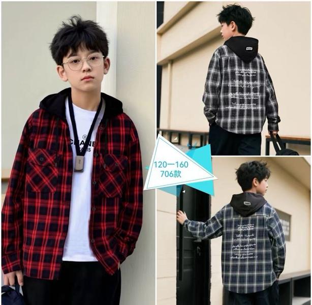 Рубашка SunnyTot (6-10) 706 grey (деми)