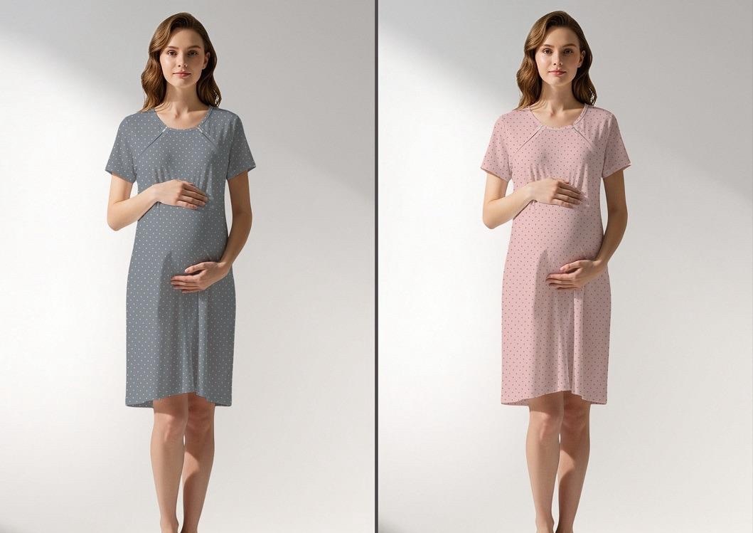 Ночнушка Trikotag (S-2XL) T62 grey (лето)