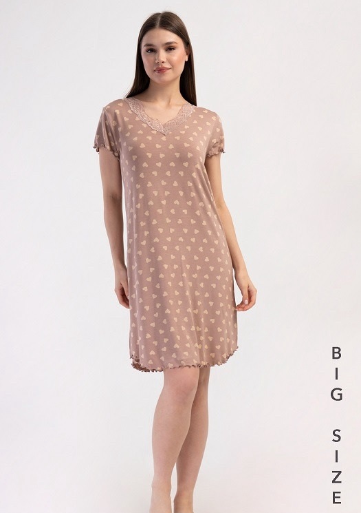 Ночнушка Trikotag (XL-4XL) T71 nude (лето)