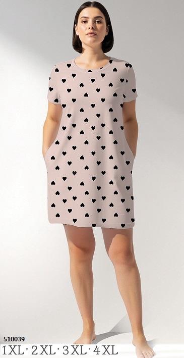 Ночнушка Trikotag (XL-4XL) T73 nude (лето)