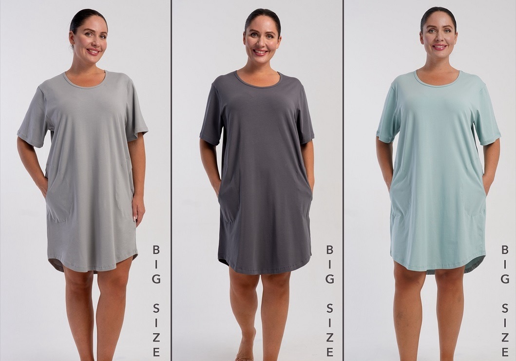 Ночнушка Trikotag (XL-4XL) T78 l.green (лето)