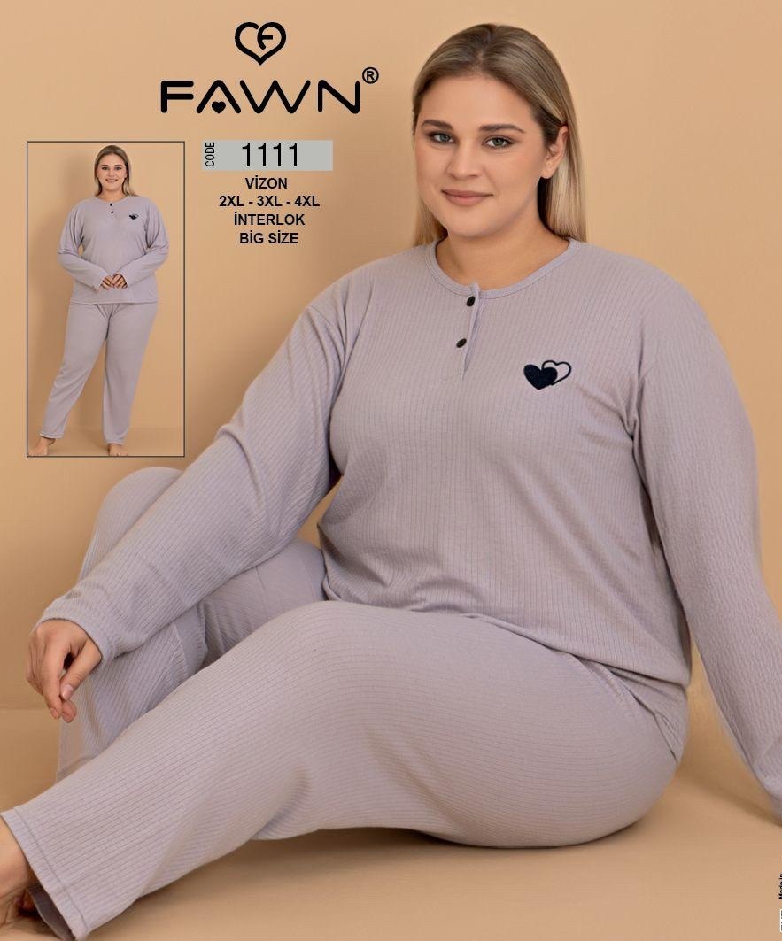 Пижама Trikotag (2XL-4XL) 1111 purple (деми)