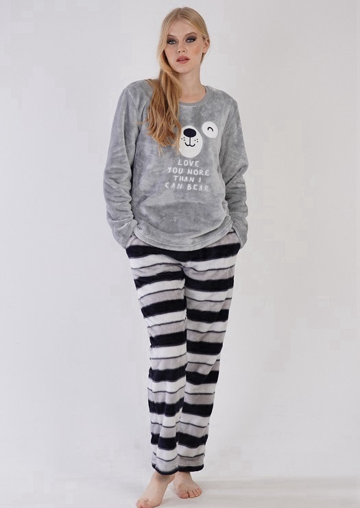 Пижама Trikotag (S-XL) T122 grey (зима)