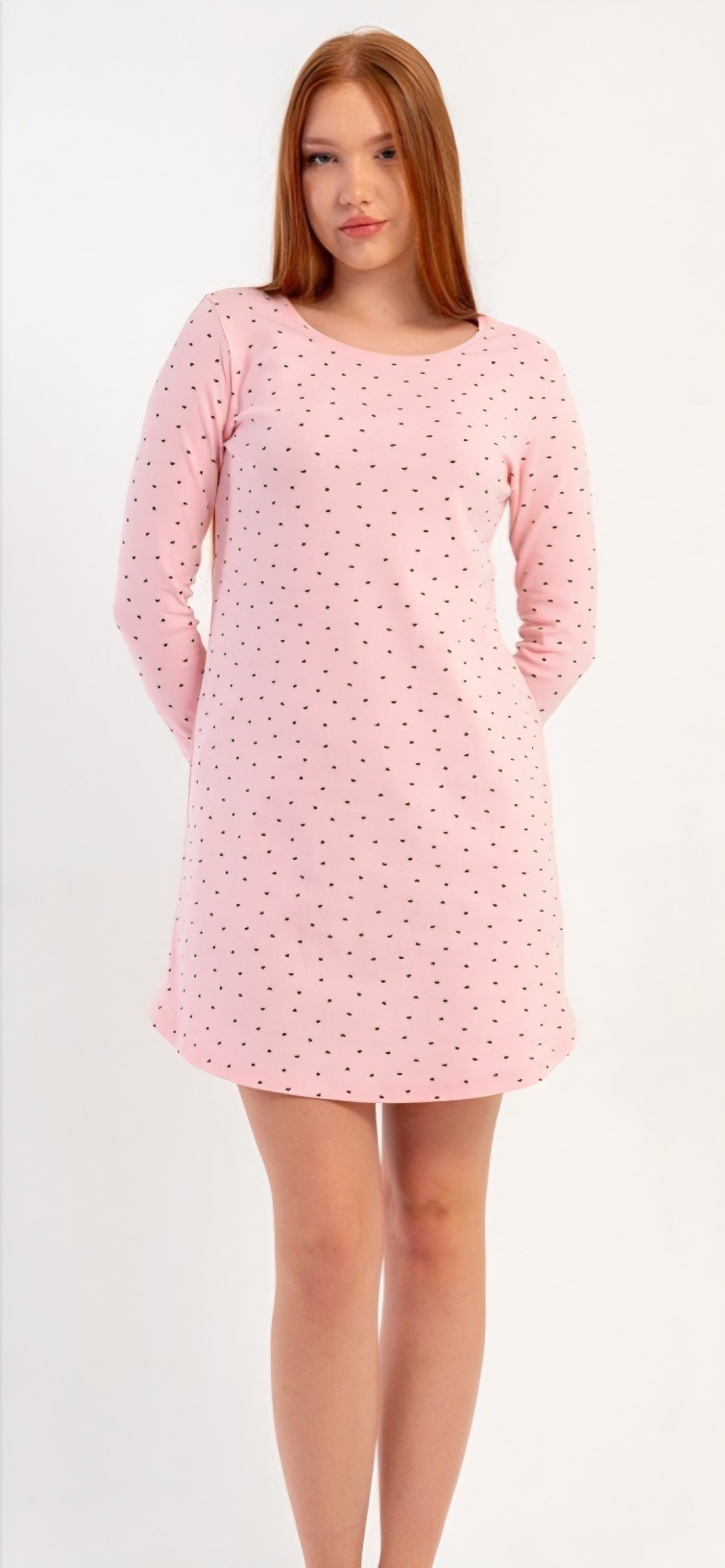 Ночнушка Trikotag (S-XL) T83 pink (деми)