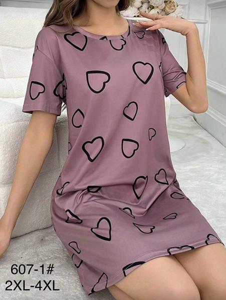 Ночнушка Anion (2XL-4XL) 607-1 violet (лето)