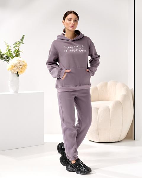 Костюм спорт Lola (M-XL) 5219 grey (зима)