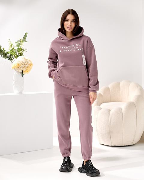 Костюм спорт Lola (M-XL) 5219 powder (зима)