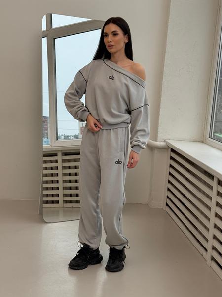 Костюм спорт AZNA (XS-L) ДП178 grey (деми)
