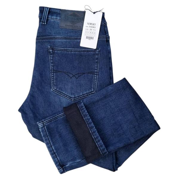 Джинсы Maxim Jeans (34-42) 583 blue (зима)