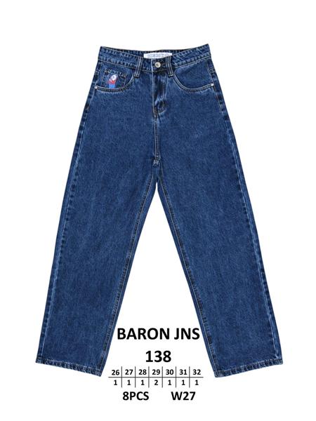 Джинсы Baron Jeans (26-32) 138 blue (деми)