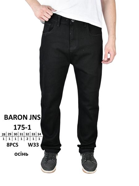 Джинсы Baron Jeans (28-34) 175-1 black (деми)