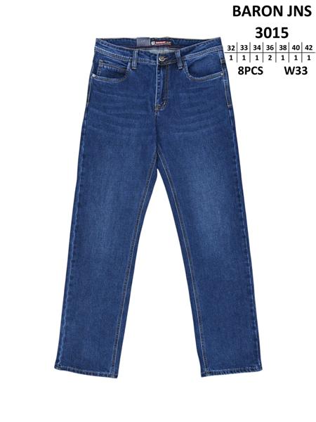 Джинсы Baron Jeans (32-42) 3015 blue (деми)