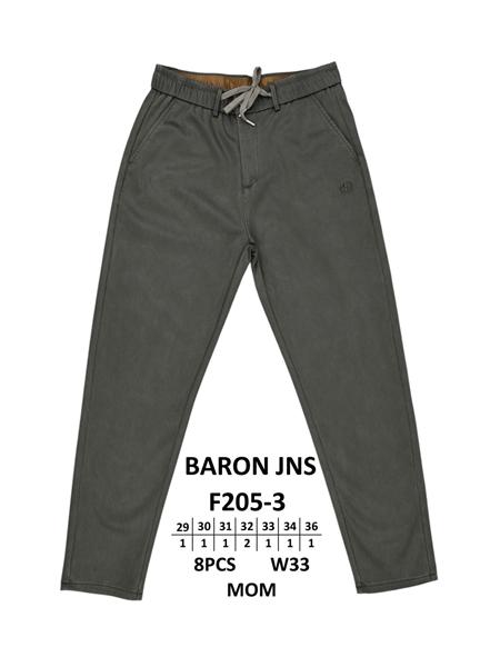 Штаны Baron Jeans (29-36) F205-3 khaki (деми)