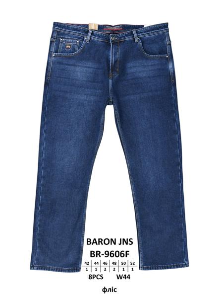 Джинсы Baron Jeans (42-52) BR9606F blue (зима)