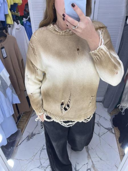 Свитер Karon (one size) 5570 beige (зима)