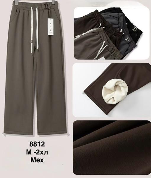 Штаны Minh (M-2XL) 8812 black (зима)