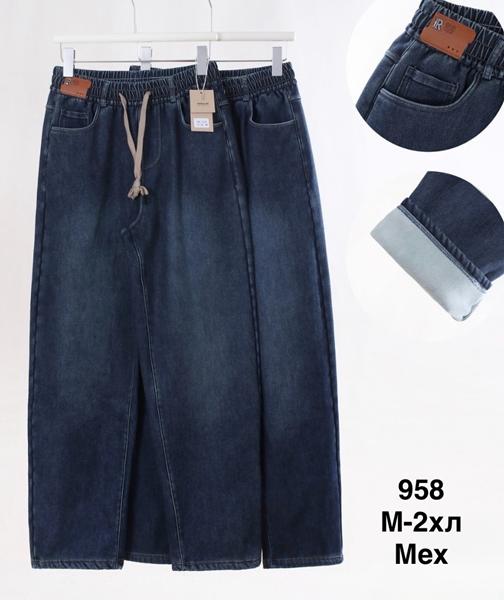 Джинсы Minh (M-2XL) 958 mix (зима)