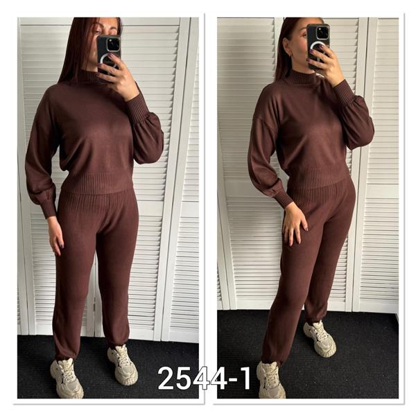 Костюм спорт MMC clothes (42-48) 2544-1 d.brown (деми)