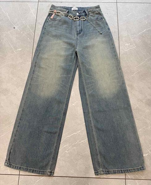 Джинсы Saint Wish (S-XL) 7521 l.blue (деми)