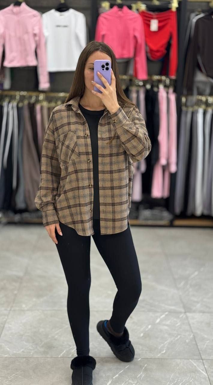 Рубашка Arina (42-52) 1662 beige (деми)