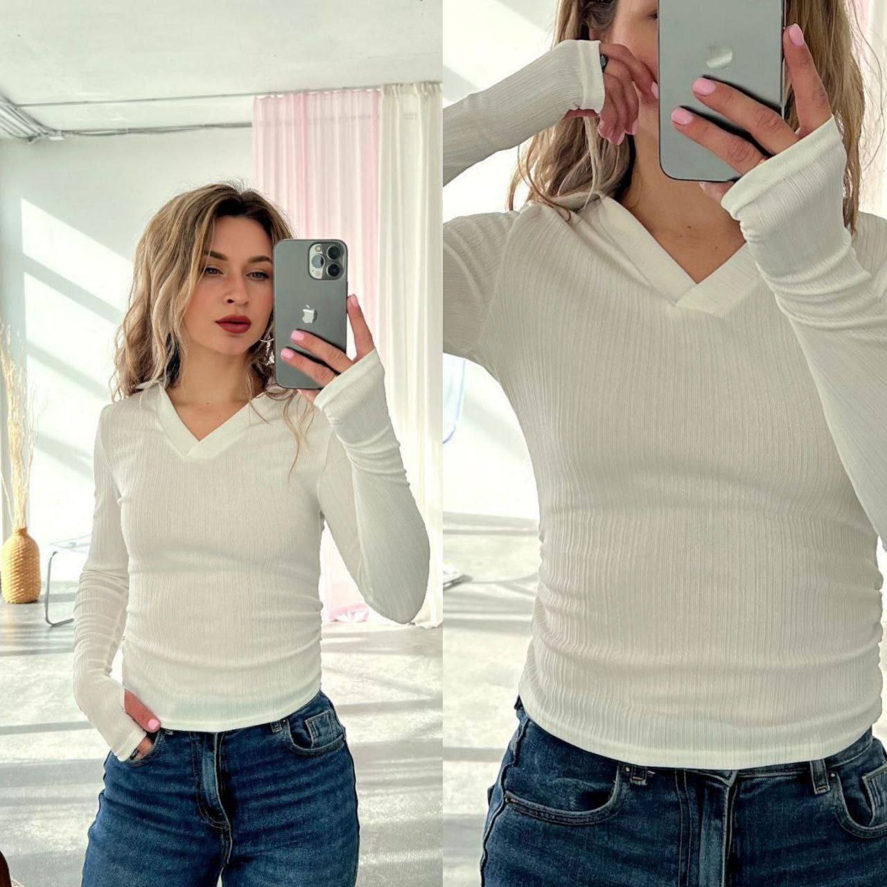 Свитер Arina (42-48) 5143 white (деми)