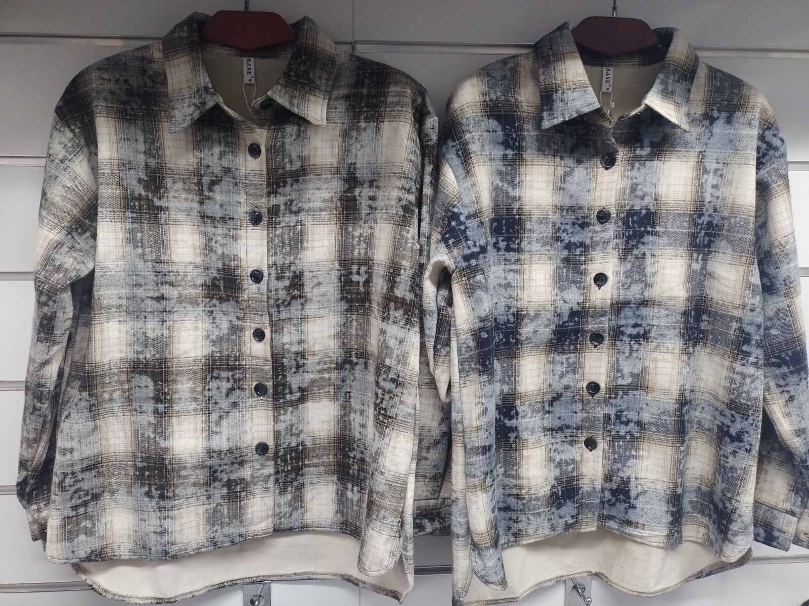 Рубашка BASE (M-2XL) 892 khaki (зима)