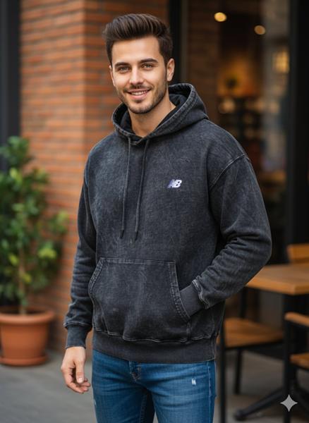 Худи Moranny (S-2XL) MR375 black (зима)