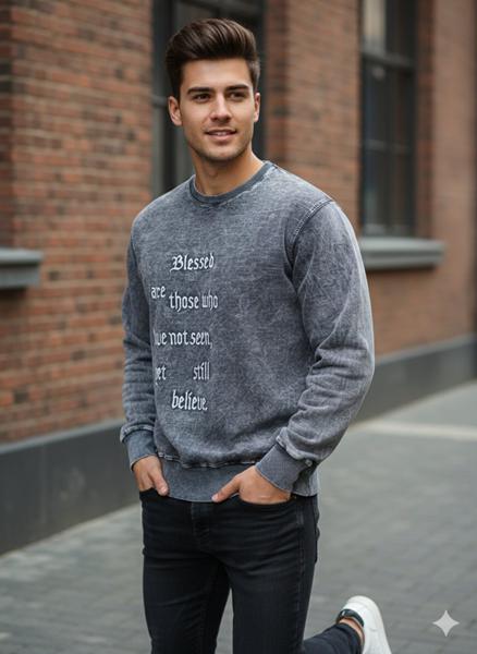 Свитер Moranny (S-2XL) MR385 grey (зима)