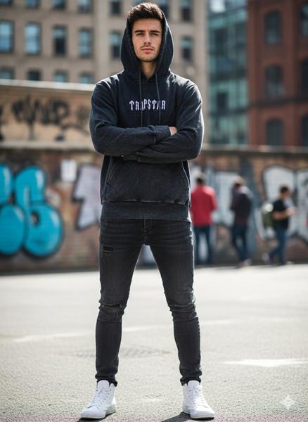 Худи Moranny (S-2XL) MR422 black (зима)