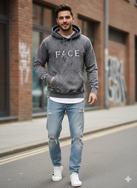 Худи Moranny (S-2XL) MR433 d.grey (зима)