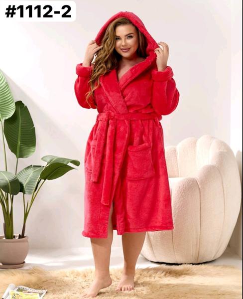 Халат Romeo life (46-58) 1112-2 red (зима)
