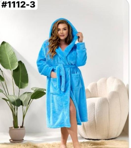Халат Romeo life (46-58) 1112-3 l.blue (зима)