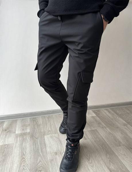 Штаны спорт Safina (46-56) 716 black (зима)