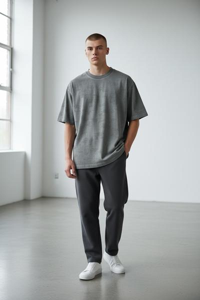 Футболка 2BRO (M-2XL) 80411 grey (лето)
