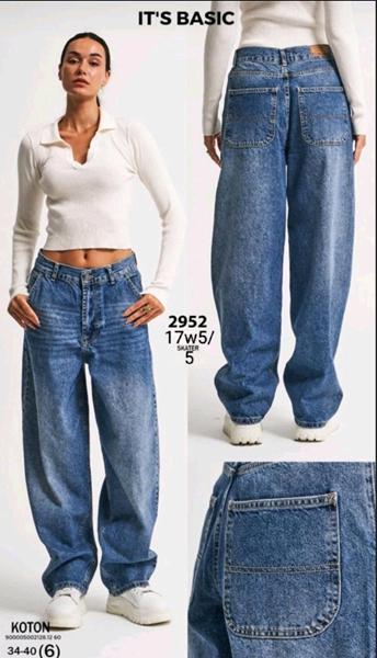 Джинсы Jeans Style (34-40) 2952-17W5-5 blue (деми)