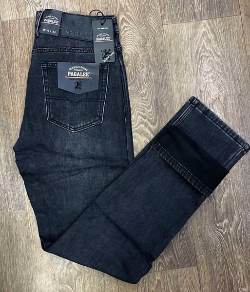 Джинсы Maxim Jeans (30-40) 1443 black (зима)