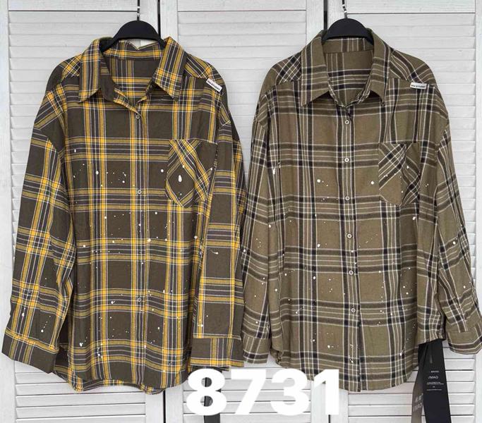 Рубашка Comod (one size) 8731 khaki-black (деми)