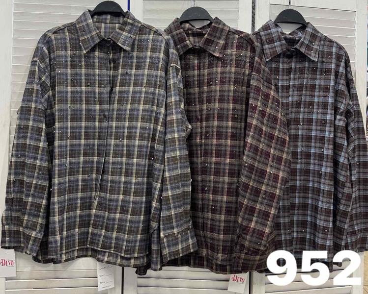 Рубашка Comod (one size) 952 brown-grey (деми)