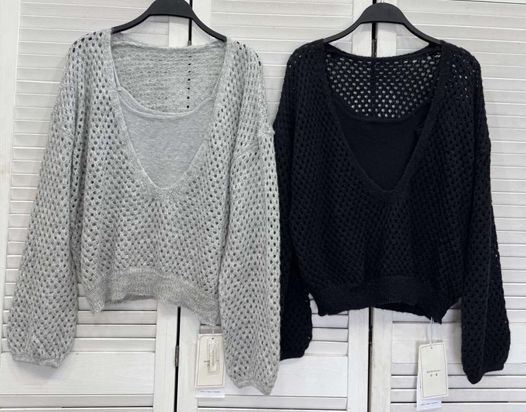 Свитер Comod (one size) CM293 grey (деми)