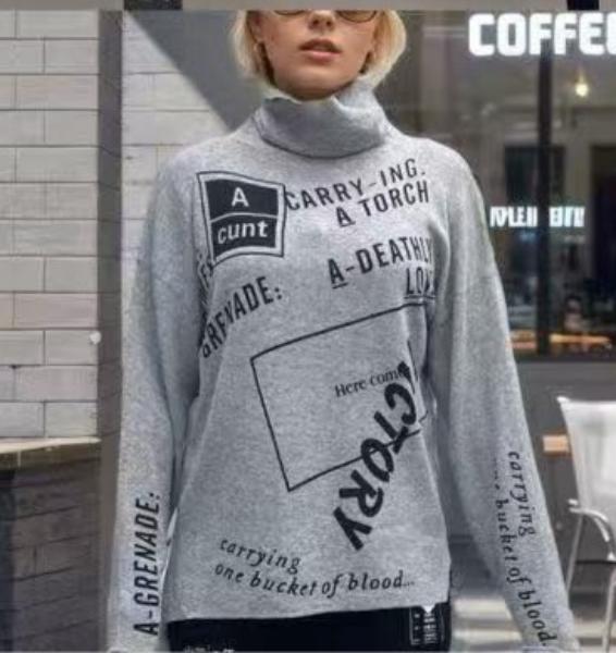 Свитер Comod (one size) CM564 grey (зима)